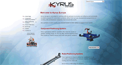 Desktop Screenshot of kyrus.eu.com