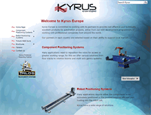 Tablet Screenshot of kyrus.eu.com